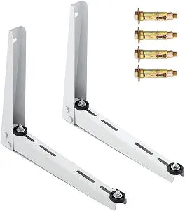 Maotong Mini Split Wall Mounting Bracket for Air Conditioner Heat Pump System Unit 7000-15000 BTU, Heavy Duty Foldable Support Bracket for for Ductless Mini Split, HVAC, Compressor