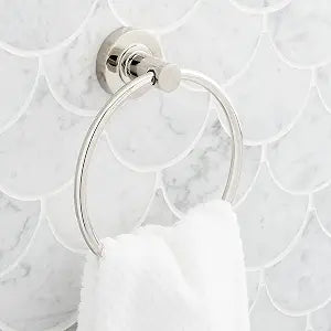 Signature Hardware 483949 Lexia 6-5/16" Wall Mounted Towel Ring