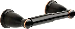 Franklin Brass Kinla (1-Pack) Toilet Paper Holder Oil Rubbed Bronze Tissue Roll Holder for Bathroom Organization and Storage Spring-Loaded Toilet Tissue Holder Wall Bathroom Accessories KIN50-OB1