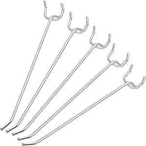 Neiko 53102A 6 Pegboard Hook Organizer Kit, 50 Pack, Hanging Hooks Set for Garage Organization, Great for Wall Hanging and Shelving, Tool Storage, Craft Organizing