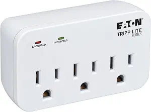 Eaton Tripp Lite SK3-0 Surge Protector 3 Outlet Extender Power Strip