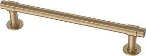 Franklin Brass Francisco (5-Pack) Cabinet Handles 5-1/16" Hole Center Modern Pulls | Champagne Bronze Hardware Kitchen Door, Drawers, Dressers, Furniture P29618Z-CZA-B