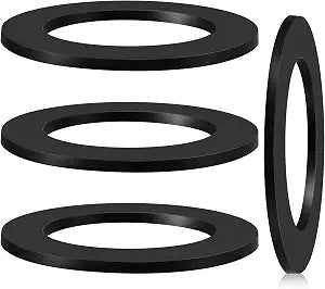 Fabbay 4 Pcs Tub Drain Gasket, 1-3/4" x 2-5/8" Rubber Overflow Gasket