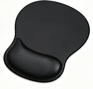 Wrist Rest Mouse Pad Mat - Ergonomic Office Mousepad with Wrist Support, Non-Slip Design Desk Accessories Mat for Office Work Home & Game