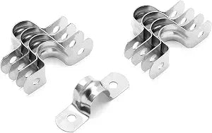 30Pcs 1/2 Inch Stainless Steel Conduit Clamps, for Pipe Fixing