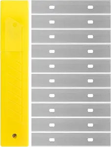 Bates- Replacement Scraper Blades, 4 Inch, 30 Pcs, Scraper Blades, Floor Scrapper Blade, Replacement Razor Blades, Carbon Steel Razor Blades, Paint Scraper Blades, 4 Inch Scraper Blades