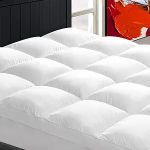 CHOPINMOON Queen Mattress Topper for Back Pain, Thick Mattress Pad Cover