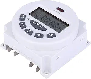 24V DC/AC Timer Switch Programmable Digital Heavy Duty Electrical Timer Switch LCD Display Electronic Timer Switch