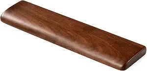Wooden Wrist Rest, Walnut Wood Keyboard Wrist Rest, Ergonomic Palm Rest, Anti-Slip, Keyboard Accessory for Computer, Laptop, Home & Office (Black Walnut, 17.2" L x 3.15" W x 0.78" H)