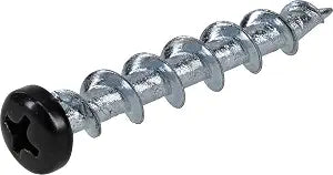 Hillman Borefast Drywall Anchors, 1-1/2in Pan Head, 75 Pack, Black