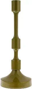 Karma, Metal Taper Candlestick Holder, Tealight Candle Holder Dining Table Decor Centerpiece, Large Juniper