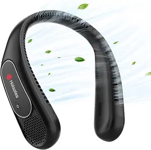 Hotsales Neck Fan, Bladeless Fan That Blows Cold Air, Portable Rechargeable