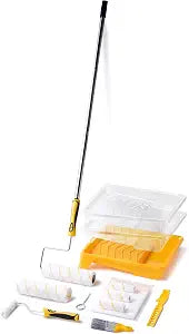 VOOMEY Paint Roller Kit with Extension Pole - 9 Inch Paint Roller with Tray