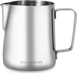 CASABREWS CASMP350 Milk Frothing Pitcher with Sharp Spout, 350ml (12oz)