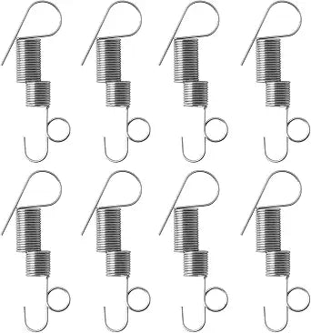 Recessed Lighting Coil Springs, Replacement Trim Mounting Springs, 8 Pack