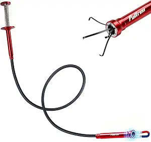 24-Inch Flexible Magnetic Pickup Tool, 4LB Retractable 4-Claw Grabber