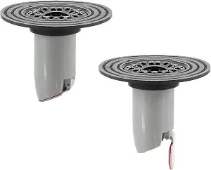2 Pack Shower Drain Backflow Preventer, Odor-Proof Floor Drain Insert with Magnetic Valve, Hair Catcher and Trim-to-Fit Rubber Ring, Fits 1.6"3.9" Bathroom, Basement & Laundry Drains