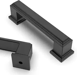 Asidrama 10 Pack 3 inch Matte Black Kitchen Cabinet Handles