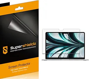 Supershieldz (3 Pack) Designed for MacBook Air 13.6 inch (M5/M4/M3/M2 Chip, 2022-2026) Screen Protector, High Definition Clear Shield (PET)