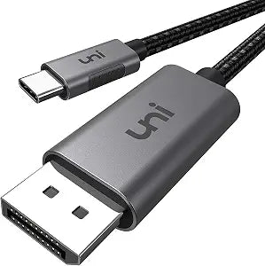 uni USB C to Displayport Cable 4K 60HZ, 6ft - 2 Pack