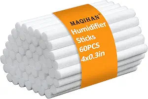 MAQIHAN 60 Humidifier Stick Filter Refill - 4" Mini Air Diffuser Pure Wicks