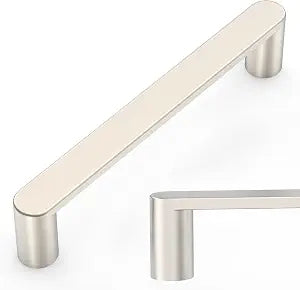 Amerdeco 10 Pack ZH0005BSN Brushed Satin Nickel Cabinet Pulls 5"