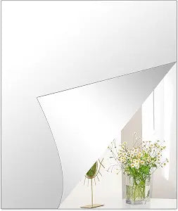 14 x 12'' x 1Pcs Acrylic Mirror Sheets for Wall Decor, 2.5mm Thick