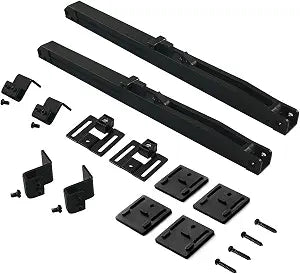 2PCS Barn Door Soft Close, Flat Track Hole-Free Hardware for 70-160lbs Door