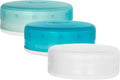humangear GoTubb - Storage Containers for Snacks, Small Essentials and Travel Gear, Made from Food-Safe Materials, Clear/Aqua/Teal, Medium (3-pack)