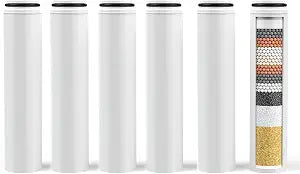 6Pcs Replacement Filters Compatible with Cobbe Handheld Shower, Softens