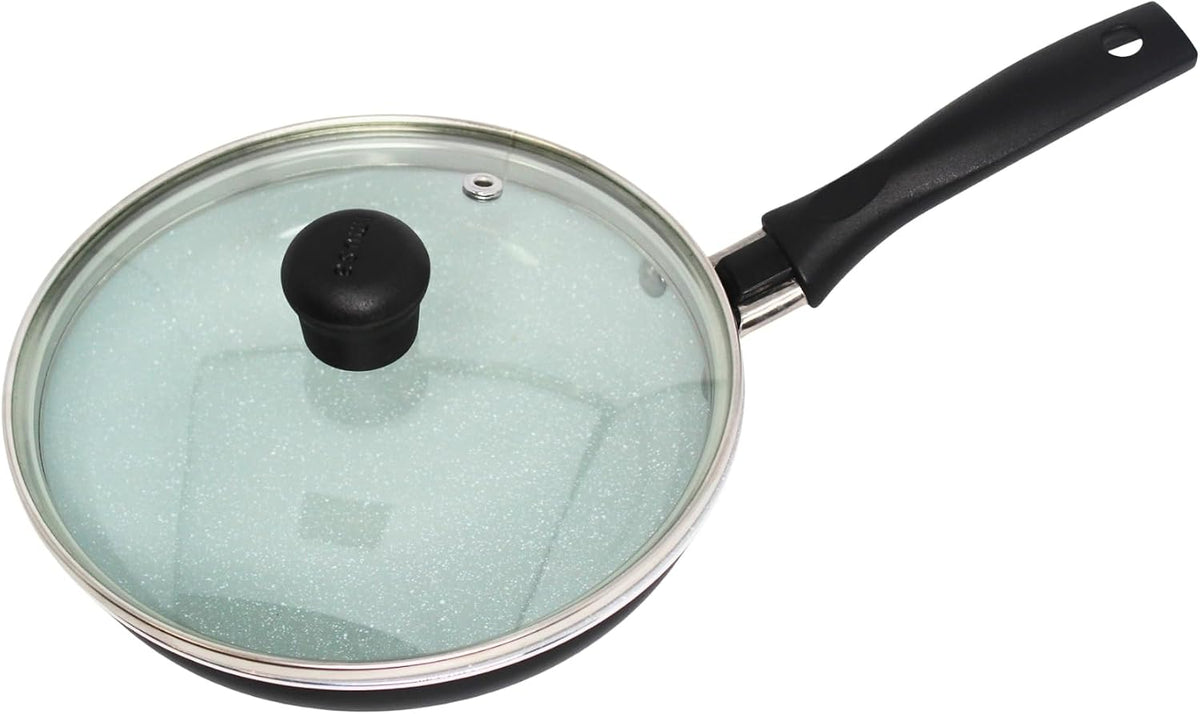 Imusa 6.3 Inch Premier Cera Aluminum Gray Speckled Ceramic Egg Pan