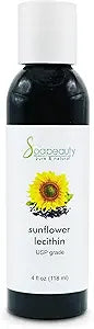 Sunflower Lecithin Liquid Oil USP Grade 100% Pure Natural 4 fl oz