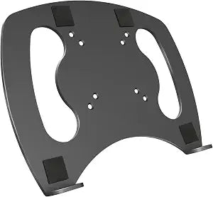 Laptop Tray Steel Notebook Holder for Monitor VESA Mount Stand Fits VESA 100x100 mm Mounting Holes with M4 Screws, 22lbs Capacity with Vented Cooling Platform