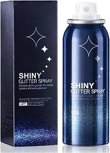 Body Glitter Spray,Perfect Glitter Spray for Hair and Body Clothes Music Festival Stage Shimmer Makeup.