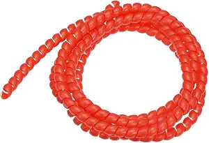 uxcell Flexible Spiral Tube Wrap Cable Management Sleeve 8mm X 10mm Computer Wire Manage Cord 2 Meters Length Red