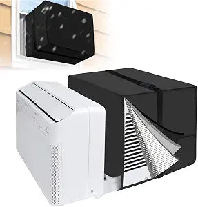Air Conditioner Covers for Outside fit for Midea U Shaped Unit, Black