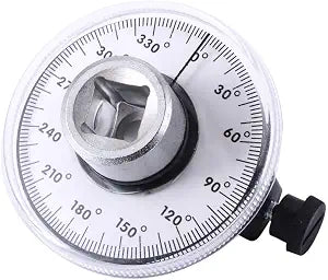 1/2 Inch Torque Wrench Angle Gauge Tool,360 Adjustable 1/2" Drive Torque meter Wrench Set,Professional Measure Tool,Gift