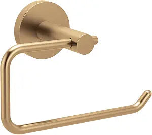 Moen Arlys Bronzed Gold Modern Single Post Toilet Paper Holder for Bathroom, Y5708BZG