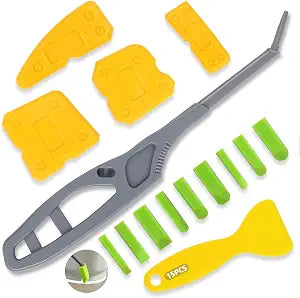 15PCS Silicone Caulking Tool Kit, Sealant Silicone Caulking Finishing Tools