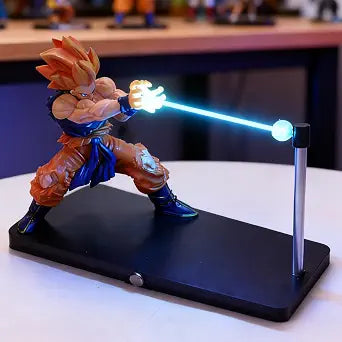 Doku Lamp Magnetic Super Saiyan lamp with LED Lighting Effect