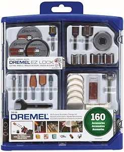 Dremel 160-Piece Rotary Tool Accessory Kit w/EZ Lock Technology (710-08)