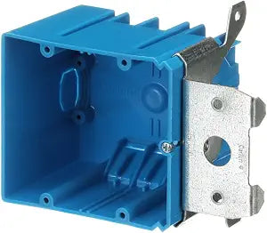 Carlon 2-Gang PVC New Work Adjustable Wall Box, 34 Cu. in. - 1 Each