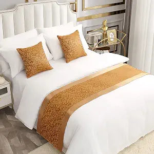 AMBERIS Bed Runner, Smooth Comfort Bed Runners & Scarves for Home and Hotel (Pillowcases Sold Separately)