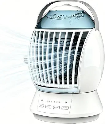 Portable Air Conditioners, Air Cooler Evaporative Personal Mini AC,Portable AC for Room, Car, Bedroom, Office, Outdoor-WHITE