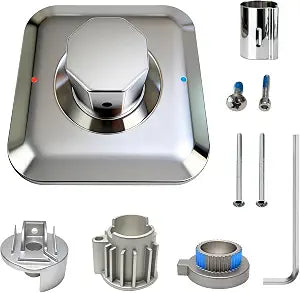 Chrome Tub and Shower Trim Kit,All-Metal,fit Moen Posi-Temp Valve