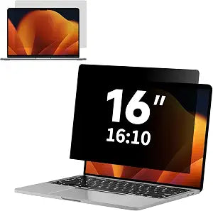 Laptop Privacy Screen 16 Inch 16:10 Display, Anti Glare Film Blue Light Filter, Anti Scratch Protector Computer Privacy Screen Shield, Not for MacBooks & 16.1'' Laptops