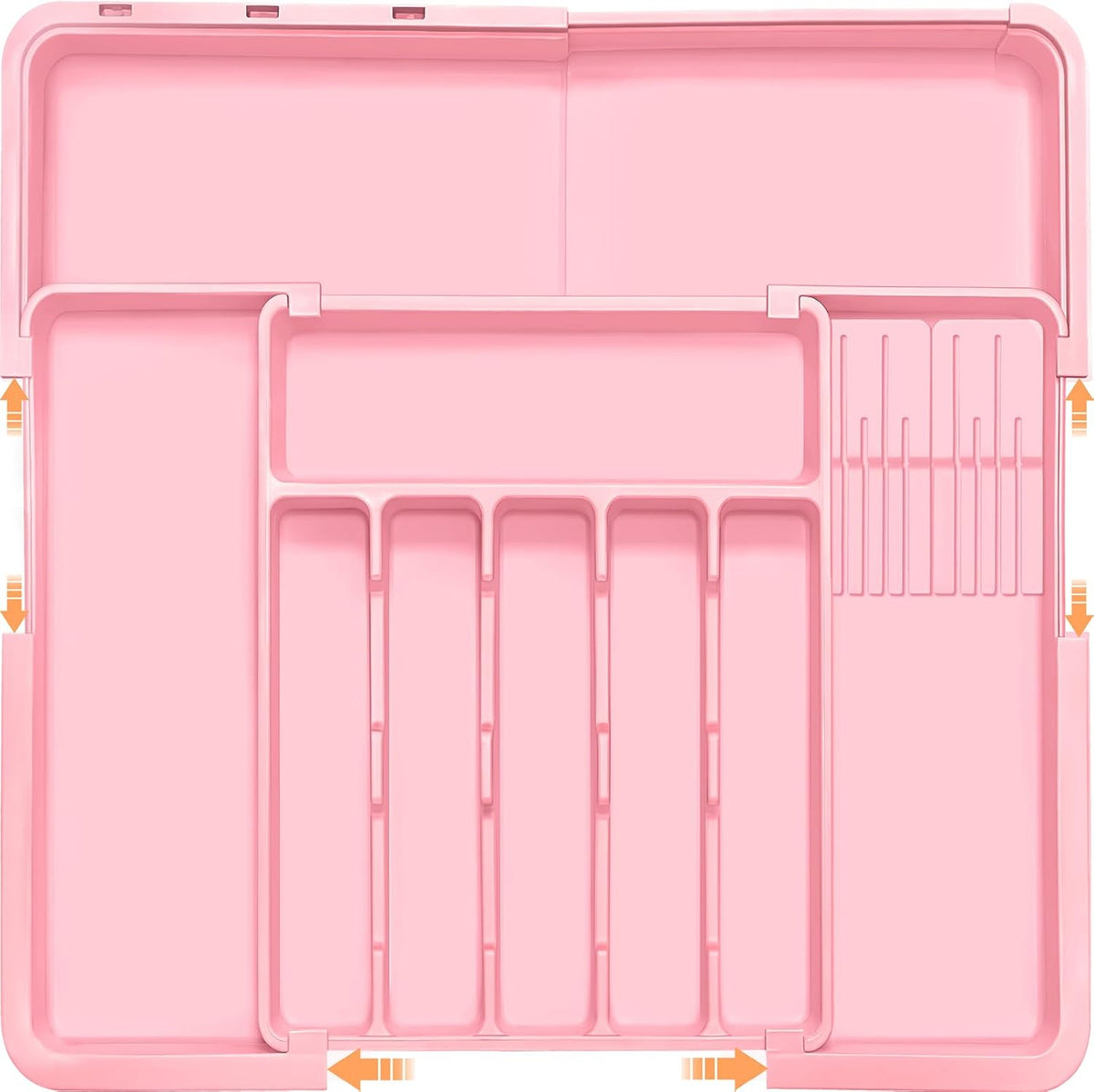 Homecor Silverware Organizer - Expandable Large Kitchen Drawer Organizer