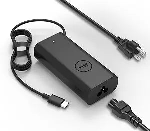 Slim 65W USB C Laptop Charger Compatible with Dell Pro 14 13 16 Plus AI PC, for 14 16 Plus, Pro 14 16, Premium, Rugged Laptop AC Adapter Power Cord Supply