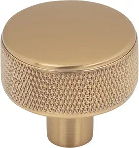 Burnham Round Knob 1 1/4 Inch Honey Bronze
