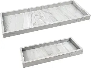 Spacewiser Countertop & Vanity Silicone Tray  2 PC (11.7" & 7.7") Set